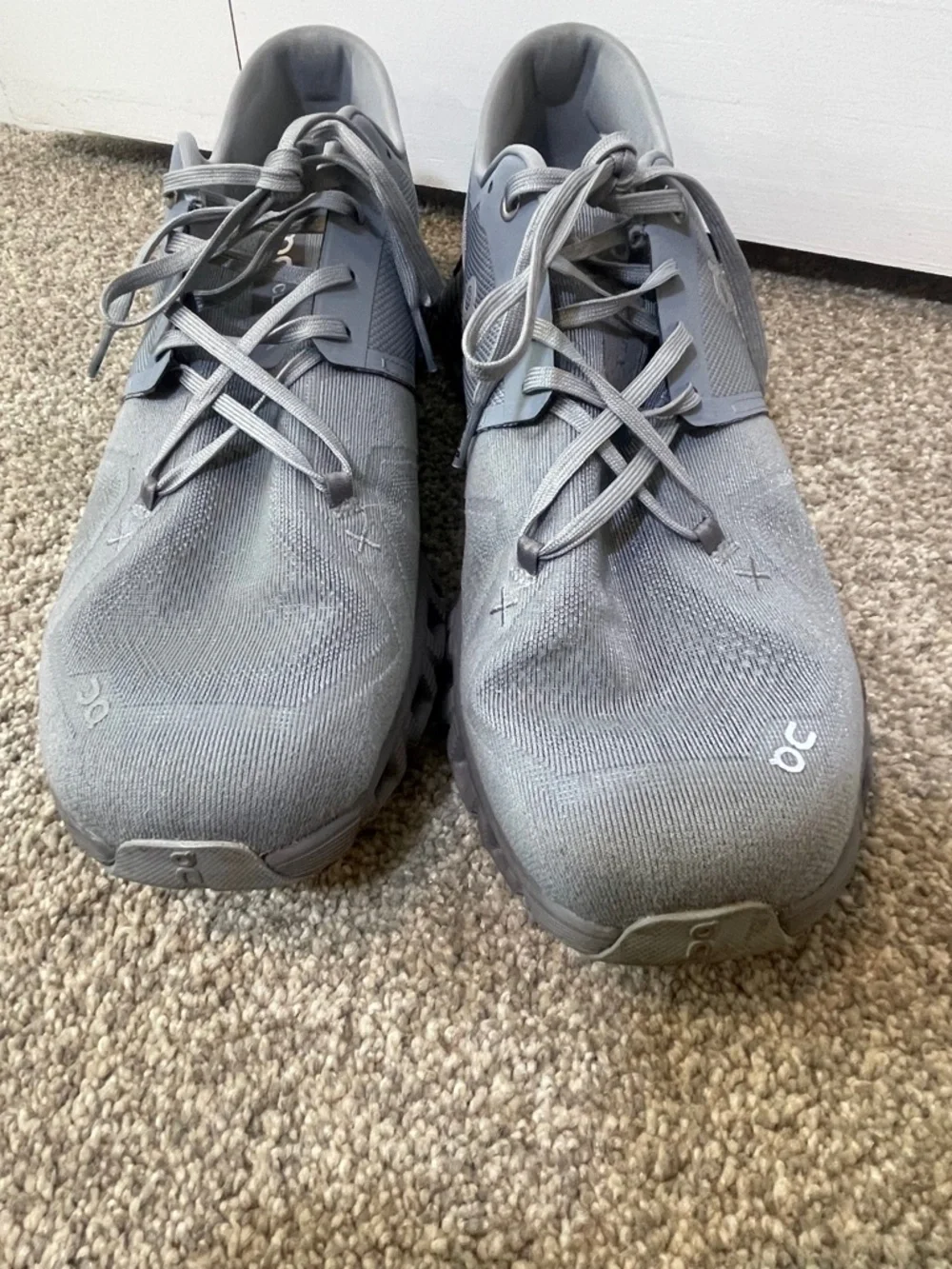 On Running Men's Cloud X3 Sneakers Mist/Rock, Gray, Size 12